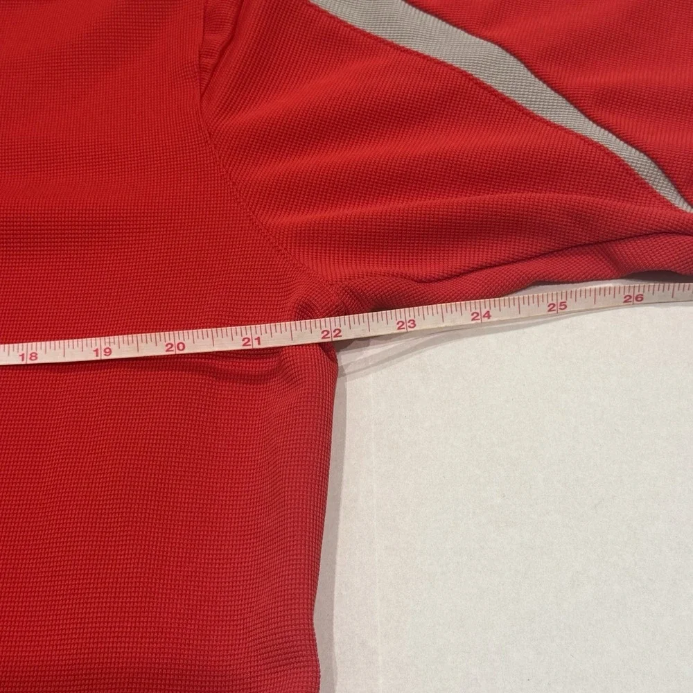 Ohio State Buckeyes Polo‎ Shirt Mens Large Nike Team Fit Dry Red Pullover Golf